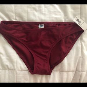 Maroon Bikini Bottoms